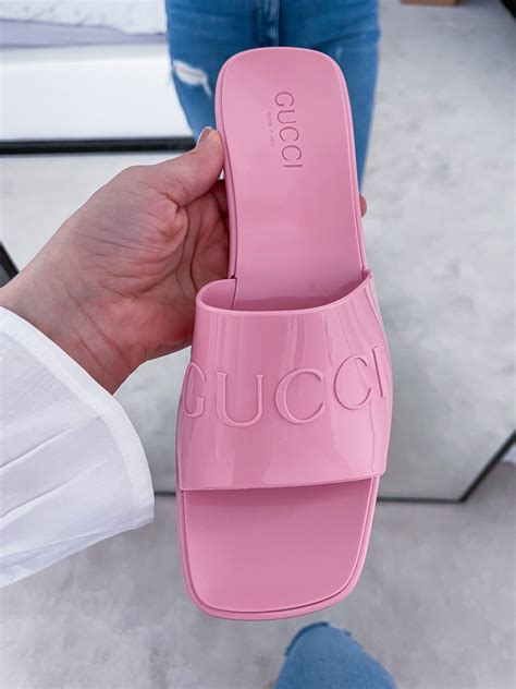 gucci jelly sandals dupe|gucci slides knock off.